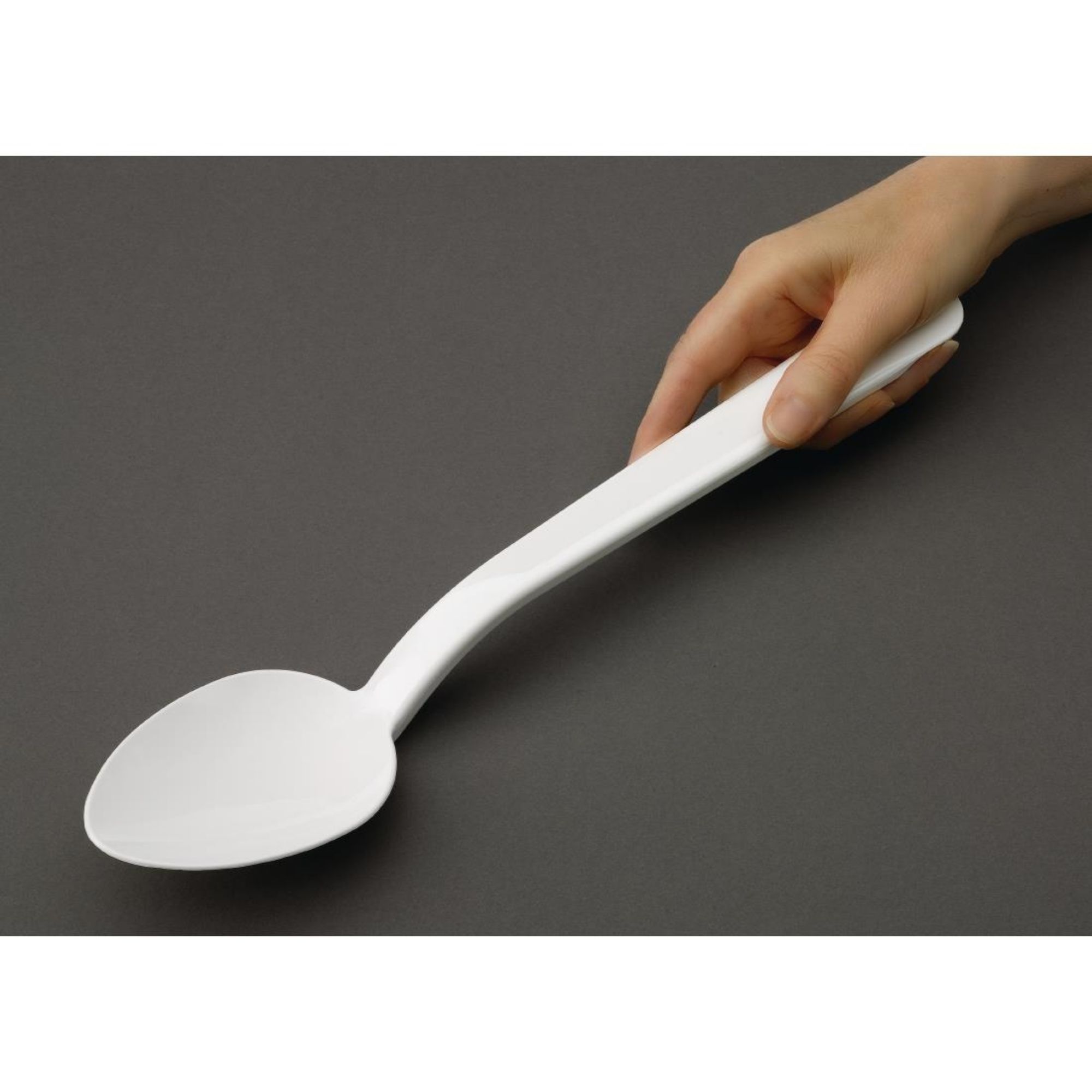 Picture of Matfer Bourgeat Exoglass Serving Spoon White 13"