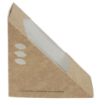 Picture of Vegware Compostable Kraft Sandwich Wedges 65mm (Pack of 500) - DW624