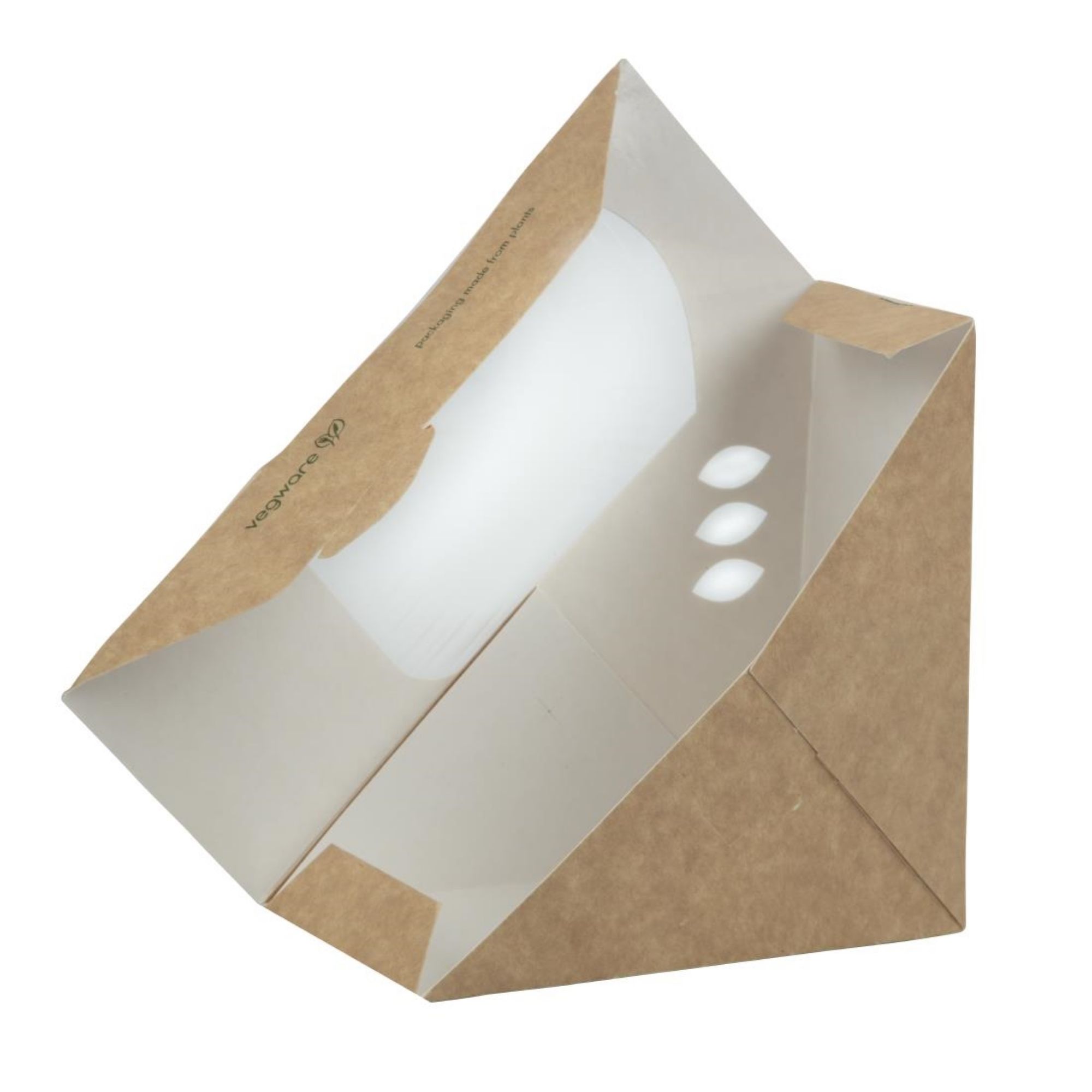 Picture of Vegware Compostable Kraft Sandwich Wedges 65mm (Pack of 500)
