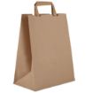 Picture of Vegware Compostable Recycled Paper Carrier Bags Large (Pack of 250) - DW628