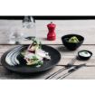 Picture of Olympia Fusion Round Black Coupe Plate 270mm (4 Pack) - DR088
