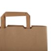 Picture of Vegware Compostable Recycled Paper Carrier Bags Large (Pack of 250) - DW628