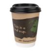 Picture of Fiesta Compostable Coffee Cup Lids 340ml / 12oz (Pack of 1000) - DS053