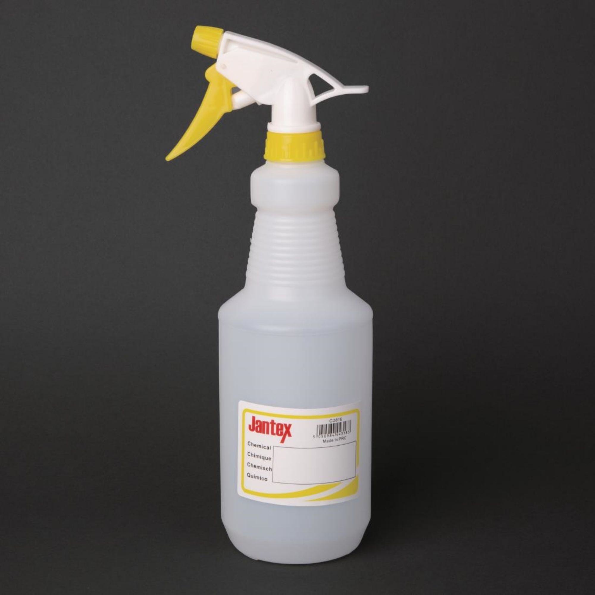 Picture of Jantex Colour-Coded Trigger Spray Bottle Yellow 750ml - CD816