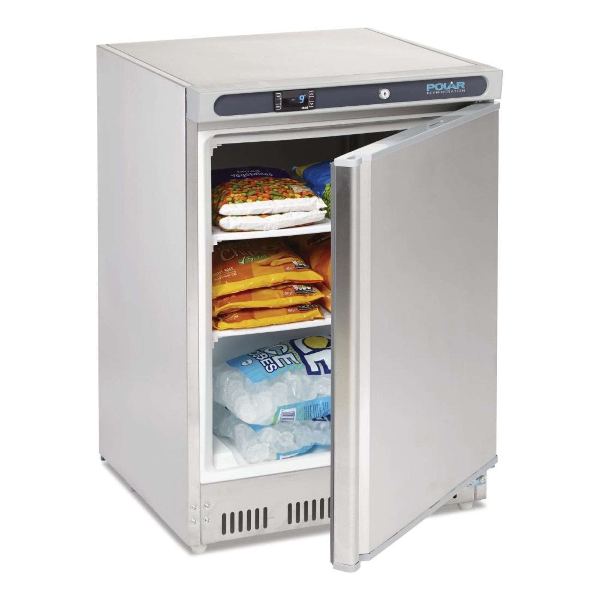 Picture of Polar C-Series Stainless Steel Under Counter Freezer 140Ltr
