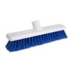 Picture of Jantex Hygiene Broom Soft Bristle Blue 12in - DN829