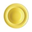 Picture of Olympia Heritage Raised Rim Bowls Yellow 205mm (Pack of 4) - DW148