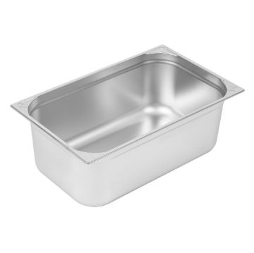 Picture of Vogue Heavy Duty Stainless Steel 1/1 Gastronorm Tray 200mm