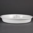 Picture of Olympia Whiteware Divided Round Dish 3.5Ltr 123.1oz - CD711