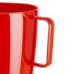 Picture of Olympia Kristallon Polypropylene Handled Beakers Red 348.7ml (12 pack) - CE289