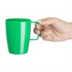 Picture of Olympia Kristallon Polypropylene Handled Beakers Green 348.7ml (12 pack) - CE287