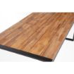 Picture of Bolero Acacia Wood and Steel Rectangular Industrial Table 1800mm - DS157