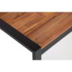 Picture of Bolero Acacia Wood and Steel Rectangular Industrial Table 1800mm - DS157