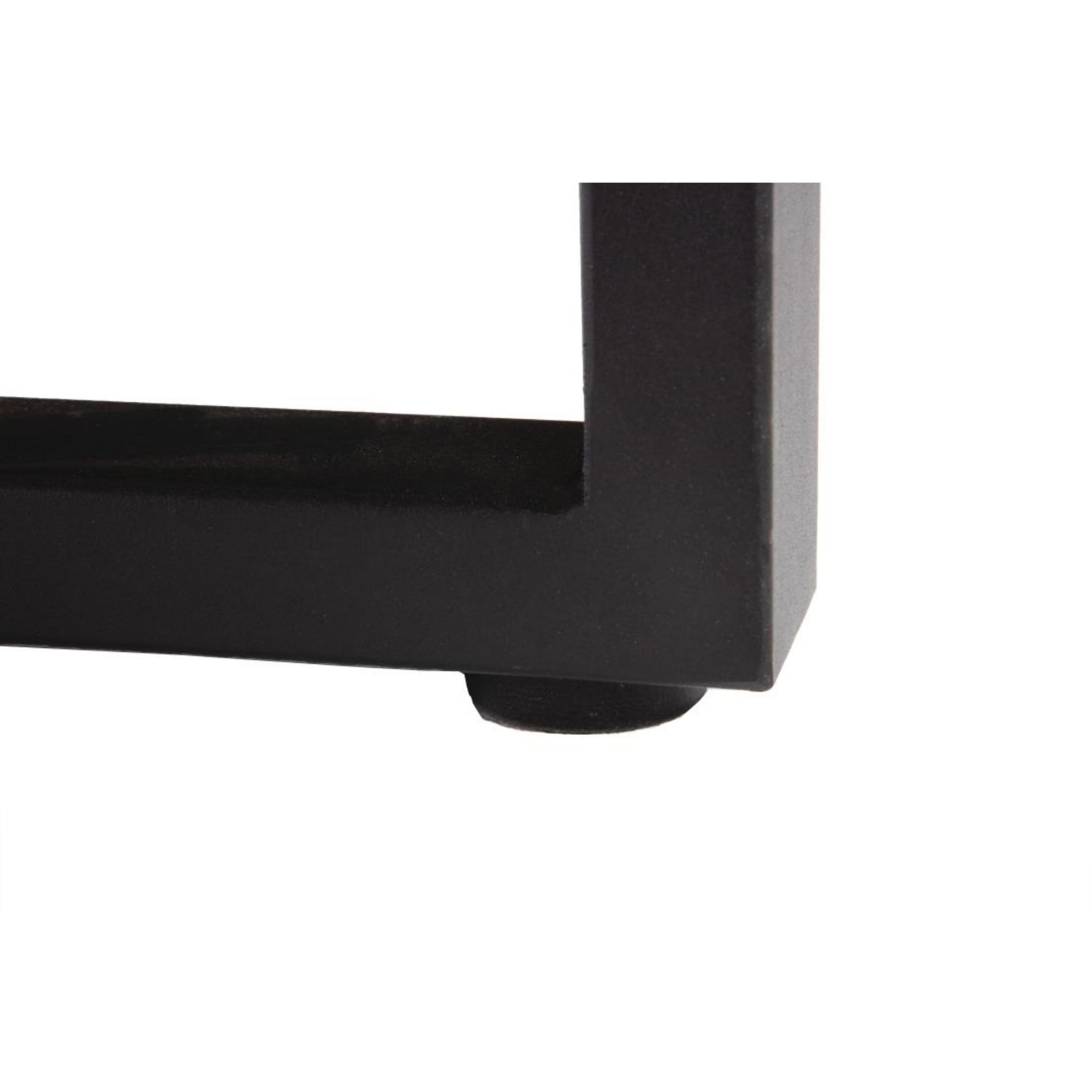 Picture of Bolero Acacia Wood and Steel Rectangular Industrial Table 1800mm