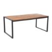 Picture of Bolero Acacia Wood and Steel Rectangular Industrial Table 1800mm - DS157