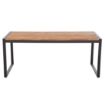 Picture of Bolero Acacia Wood and Steel Rectangular Industrial Table 1800mm - DS157