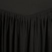 Picture of Table Top Black Cover & Skirting - Plisse Style - CD397