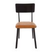 Picture of Bolero Metal & PU Side Chair Vintage Camel (Pack 4) - DR300