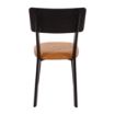 Picture of Bolero Metal & PU Side Chair Vintage Camel (Pack 4) - DR300