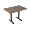 Picture of Bolero Pre-drilled Rectangular Table Top Rustic Oak 1100(W) x 700(D)mm - DT442