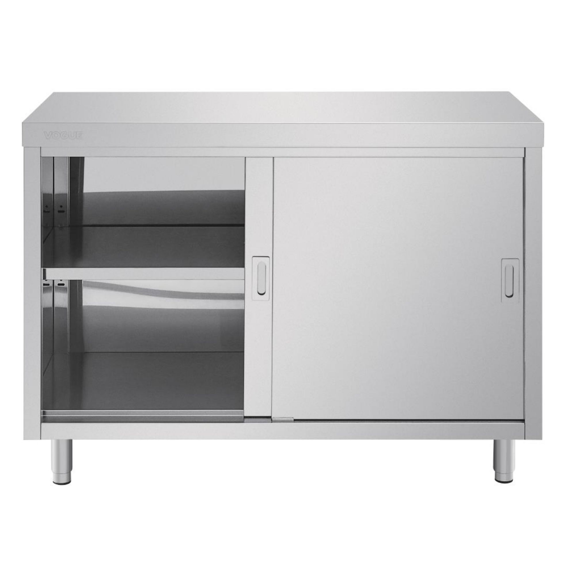 Picture of Vogue Stainless Steel Floor Standing Cupboard 1200mm