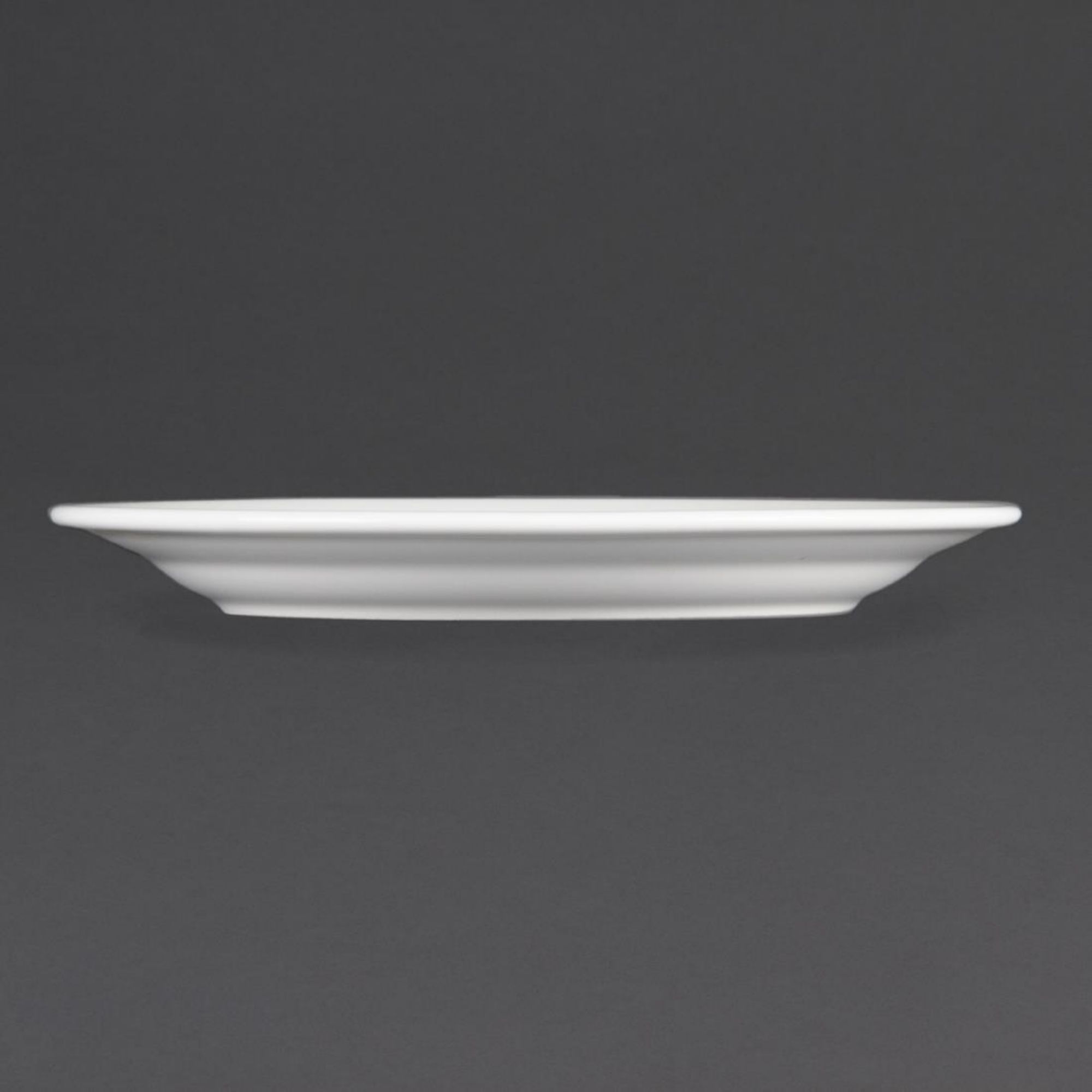 Picture of Olympia Whiteware Wide Rimmed Plates 230mm (Pack of 12)