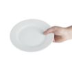 Picture of Olympia Whiteware Wide Rimmed Plates 230mm (Pack of 12) - CB480