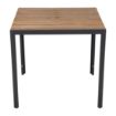 Picture of Bolero Square Steel and Acacia Table 800mm - DS152