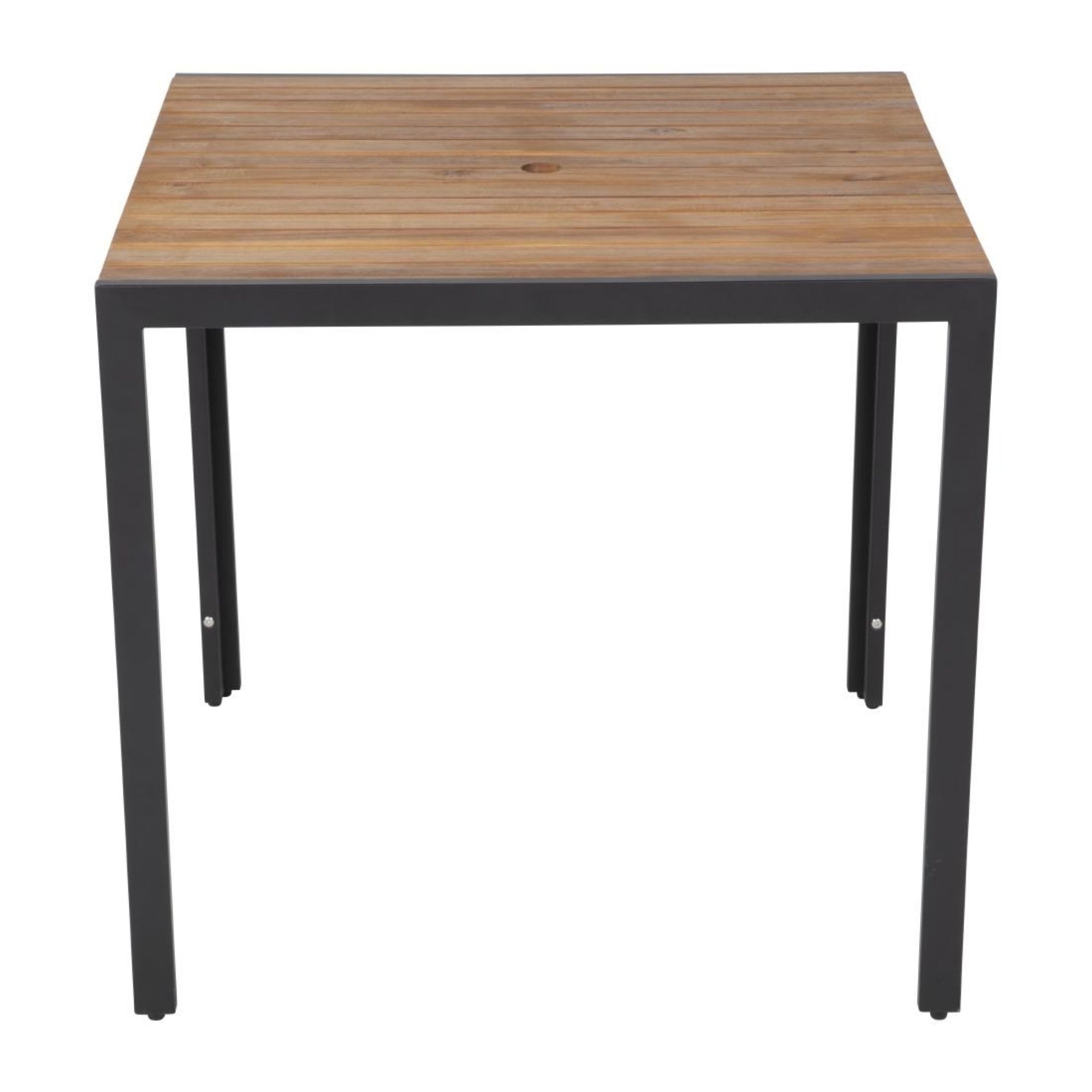 Picture of Bolero Square Steel and Acacia Table 800mm