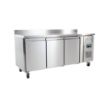Picture of Polar U-Series Triple Door Counter Fridge with Upstand 417Ltr - DL915