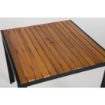 Picture of Bolero Square Steel and Acacia Table 800mm - DS152