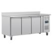 Picture of Polar U-Series Triple Door Counter Fridge with Upstand 417Ltr - DL915