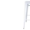 Picture of Bolero Bistro Galvanised Steel High Stools White (Pack of 4) - DM763