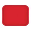 Picture of Cambro Polypropylene Fast Food Tray Red 410mm - DM800