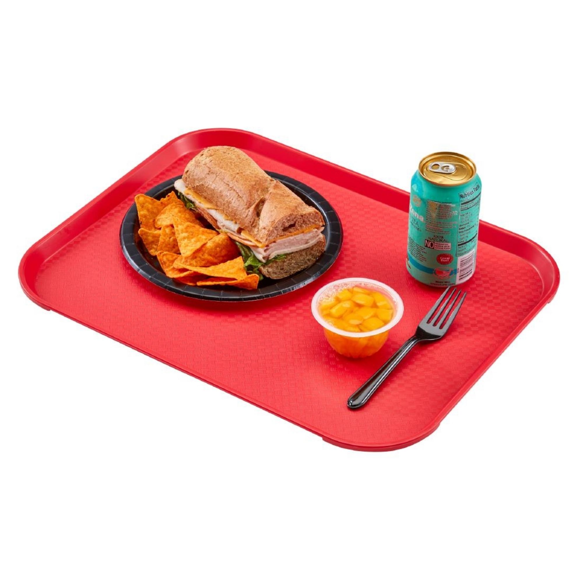 Picture of Cambro Polypropylene Fast Food Tray Red 410mm