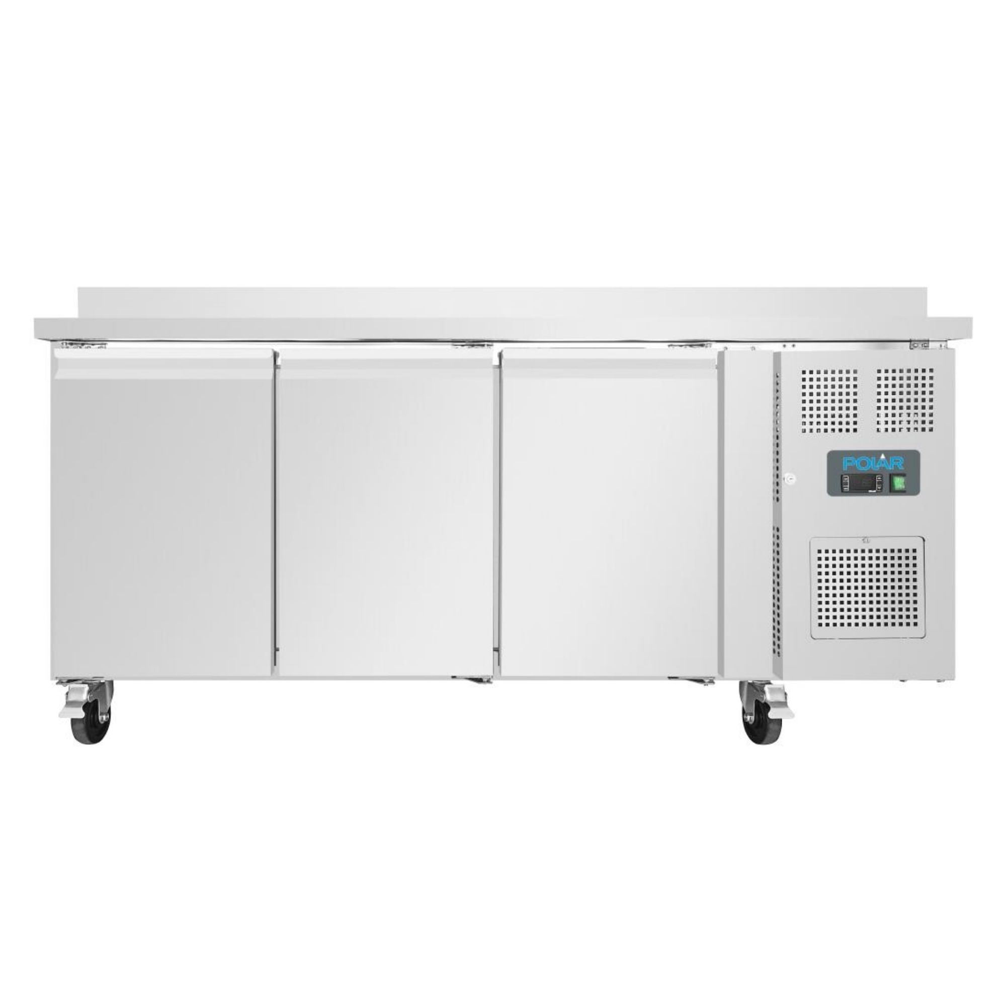 Picture of Polar U-Series Triple Door Counter Freezer with Upstand 417Ltr