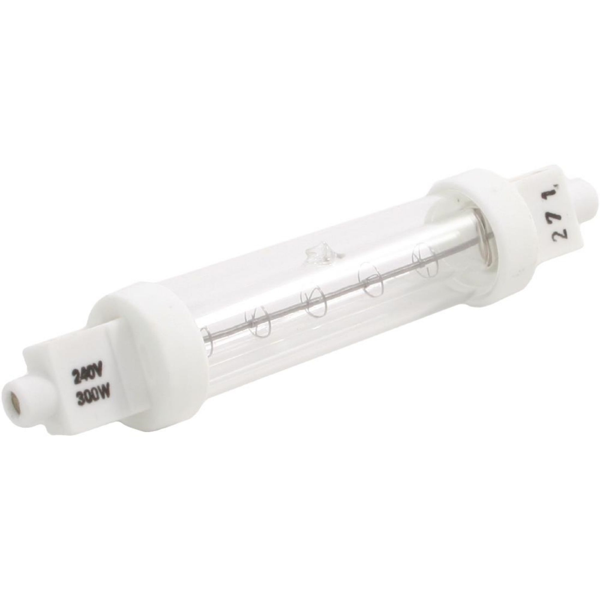 Picture of Jacketed Infrared Quartz Heat Bulb R7 118mm 300W - CC533