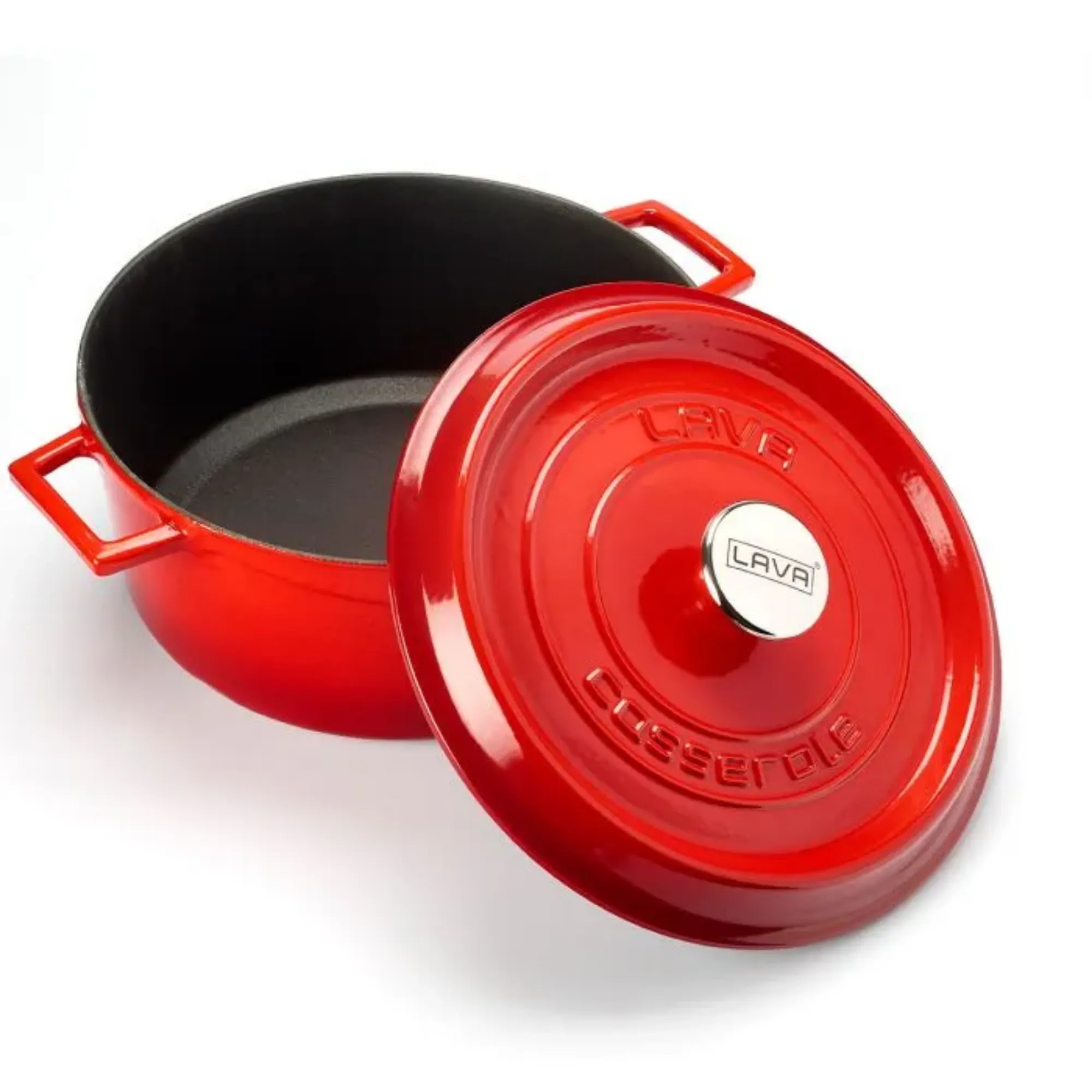 Picture of LAVA Cast Iron Casserole ÃƒÆ’Ã†â€™Ãƒâ€šÃ‹Å“24 RED - 7013.2900