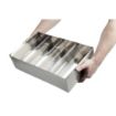 Picture of Olympia Cutlery Holder Stainless Steel - DM274