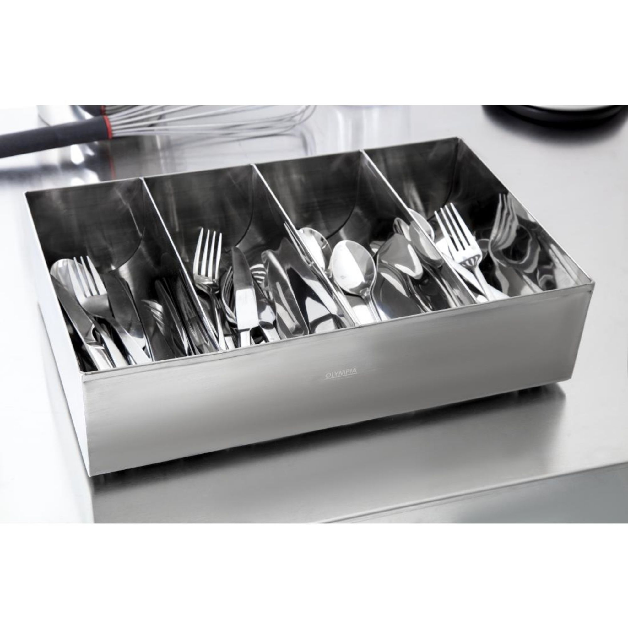 Picture of Olympia Cutlery Holder Stainless Steel