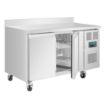 Picture of Polar U-Series Double Door Counter Fridge with Upstand 282Ltr - DL914