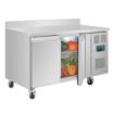Picture of Polar U-Series Double Door Counter Fridge with Upstand 282Ltr - DL914