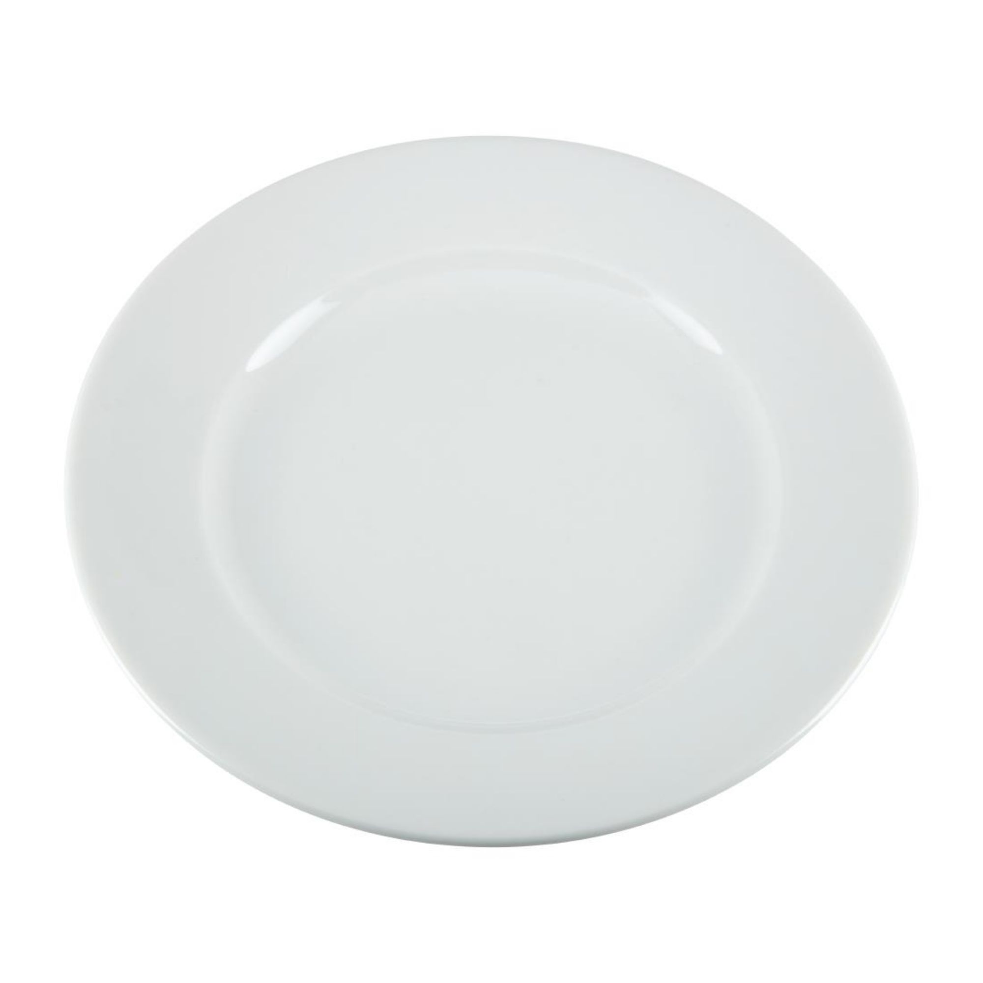 Picture of Olympia Whiteware Wide Rimmed Plates 202mm (Pack of 12)