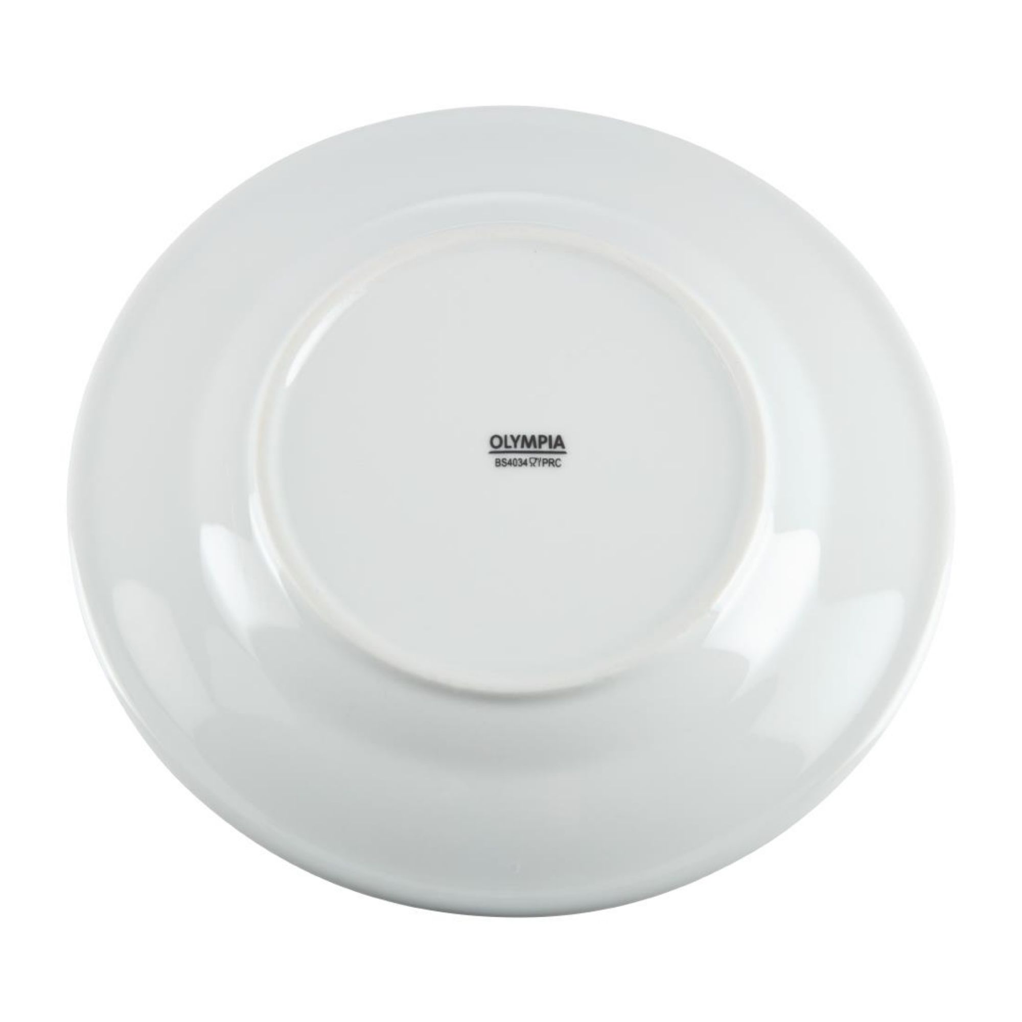 Picture of Olympia Whiteware Wide Rimmed Plates 202mm (Pack of 12)
