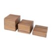 Picture of Olympia Acacia Riser Blocks 50/100/150(H)mm (Set of 3) - DF875