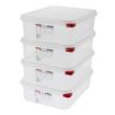 Picture of Araven Polypropylene 1/2 Gastronorm Food Container 6.5Ltr (Pack of 4) - DL982