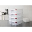 Picture of Araven Polypropylene 1/2 Gastronorm Food Container 6.5Ltr (Pack of 4) - DL982
