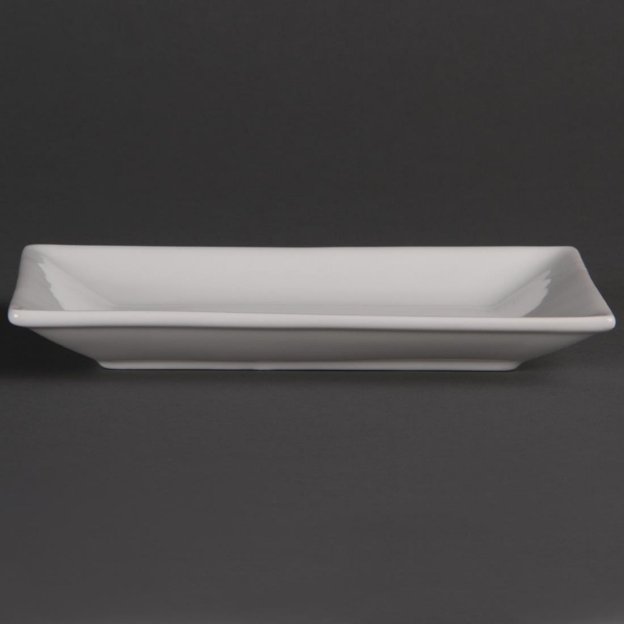 Picture of Olympia Whiteware Serving Rectangular Platters 200x 130mm (Pack of 6)