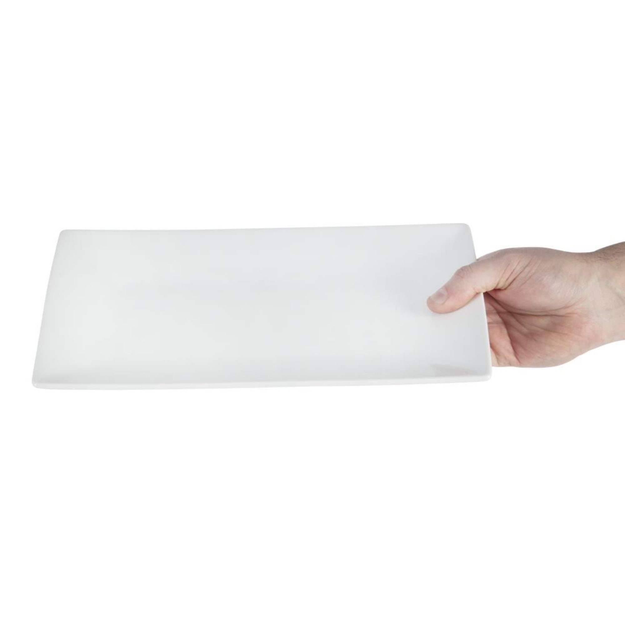 Picture of Olympia Whiteware Serving Rectangular Platters 310mm (Pack of 2)