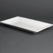 Picture of Olympia Whiteware Serving Rectangular Platters 250x 150mm (Pack of 4) - CC894